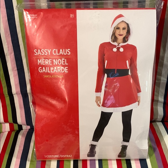 Red Sassy Claus Costume - Picture 2 of 3
